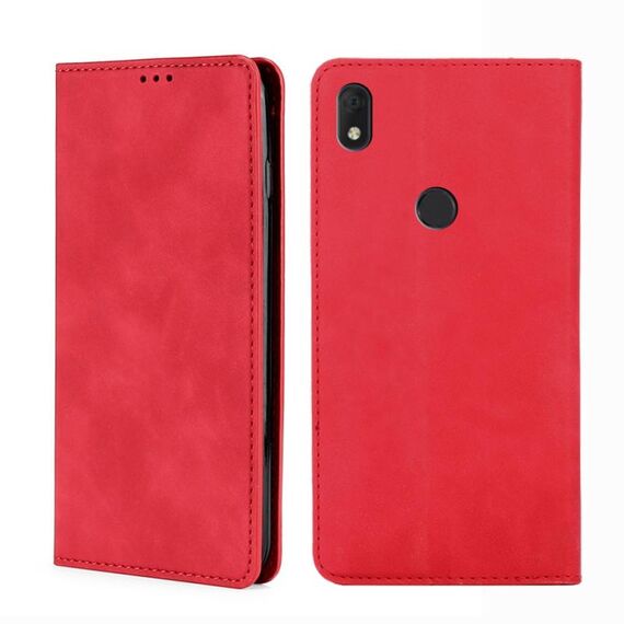 Per Alcatel Axel / Lumos Spazio Magnetico Custodia per telefono a flip orizzontale (rosso)