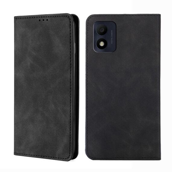 Per Alcatel 1B 2022 Scept Magnetic Orizzontal Flip Leather Case (nero)