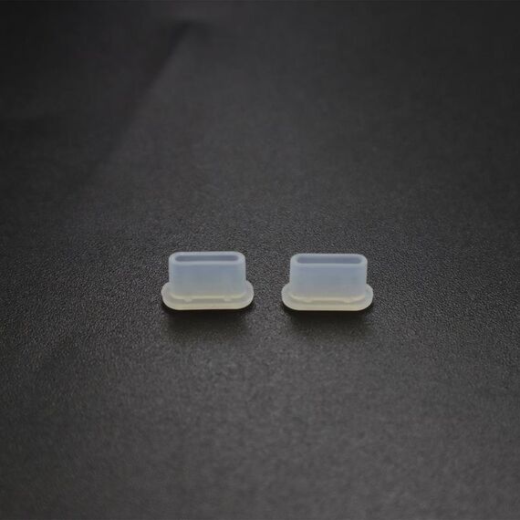 2 set tappo di polvere di ricarica del telecomando del corpo drone per DJI Mini 3 Pro (trasparente)