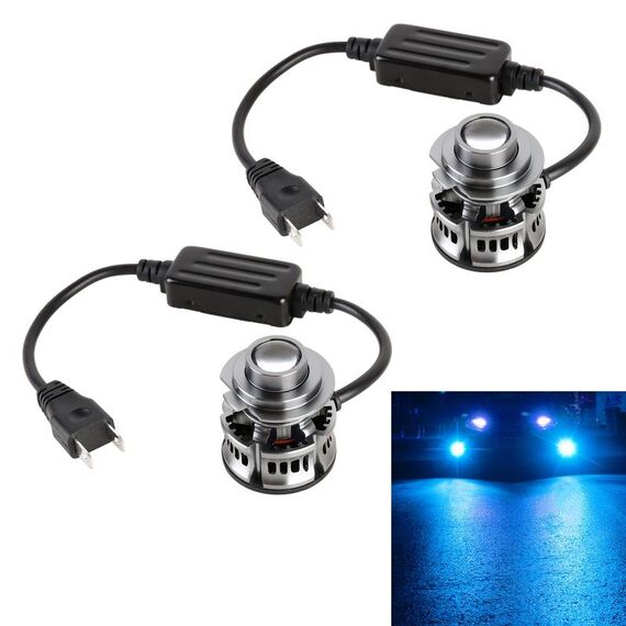 1 coppia H7 27W / DC12V Auto Alluminio LED lampeggiante LED LEDlight (Blue Light)