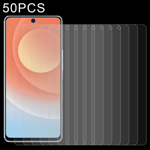 50 pezzi 0,26 mm 9H 2,5D Film di vetro temperato per Tecno Camon 19 Pro