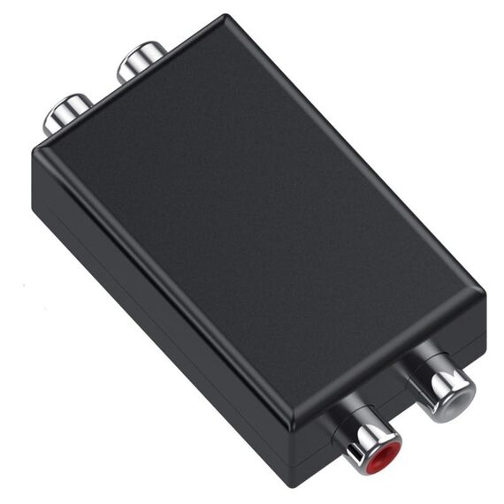 G1 RCA Audio Common Ground Isolatore Filtro di riduzione del rumore anti-jamming elimina il ricevitore Bluetooth