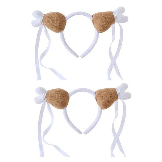 2 pezzi Ringraziamento Gambe Gambe Punteggi Fibbia della testa della testa, stile: pizzo