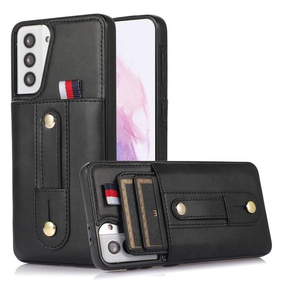 Per Samsung Galaxy S22 5G Custode del portafoglio per il portafoglio di cabmchi (nero)