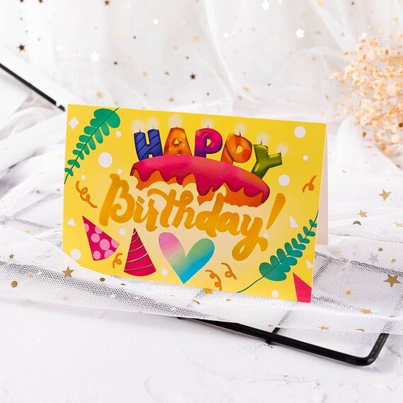 Biglietto di compleanno per bambini disegnati a mano da 40 pezzi (14)