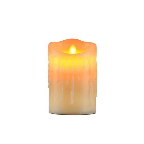 Luci di candele elettroniche a LED Halloween Articoli di decorazione natalizia, dimensioni: 7,5x10 cm (lacrime di plastica Luci di candele)
