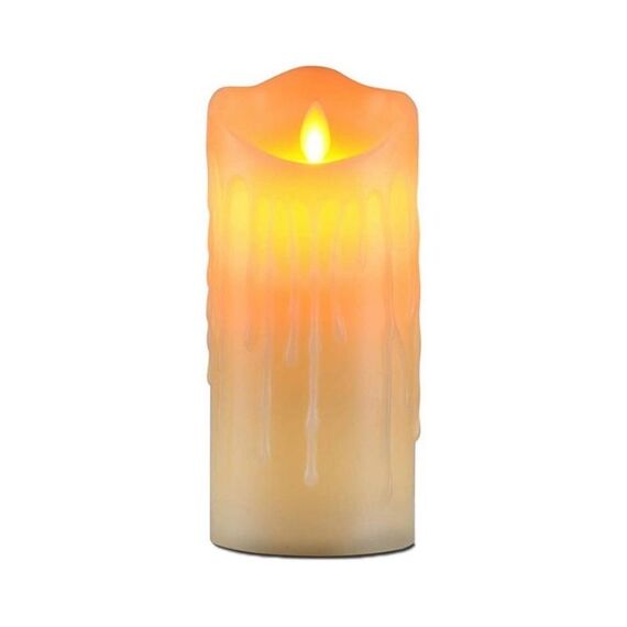 Luci di candele elettroniche a LED Halloween Articoli di decorazione natalizia, dimensioni: 7,5x20 cm (lacrime di plastica Luci di candele)