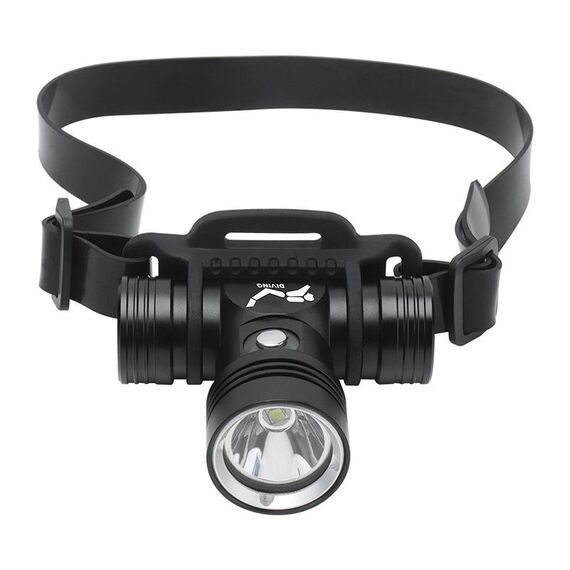 Proiettore immersione 60M FIEZZO SUBBLICA SUBBLICA XM-L2 LED SCUBA Testa della testa (senza batteria e caricabatterie)