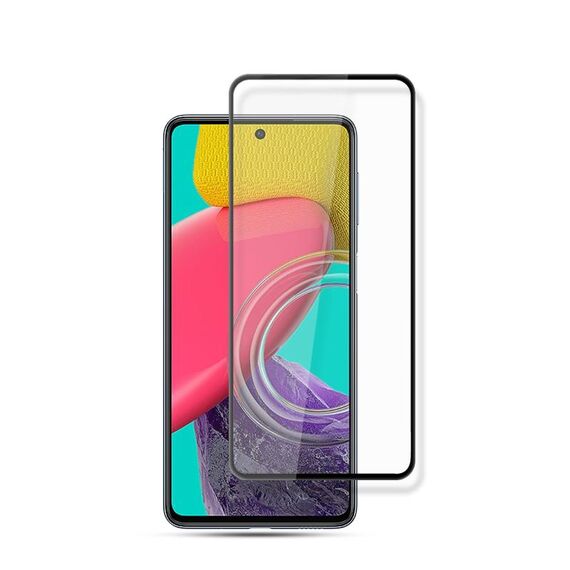 MOCOLO 9H Film vetro temperato in seta a colla completa per colla per Samsung Galaxy M53 (nero)