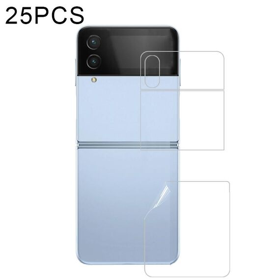 25 PZ Pellicola Protettiva a Schermo Intero Pellicola Idrogel Antideflagrante per Samsung Galaxy Z Flip4 (Schermo Posteriore)