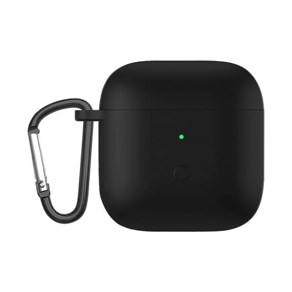 Custodia protettiva per auricolari in un pezzo in silicone liquido per Redmi Buds3 (Nero)