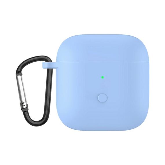 Custodia protettiva per auricolari in un pezzo di silicone liquido per Redmi Buds3 (Sky Blue)