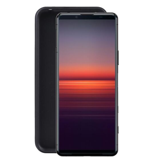 Per Sony Xperia 5 II Custodia per telefono TPU (nero)