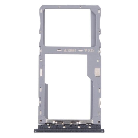 Vesto della scheda SIM + vassoio per schede micro SD per T-Mobile Revvl 4+ 5062 5062W 5062Z (GRIGIO)