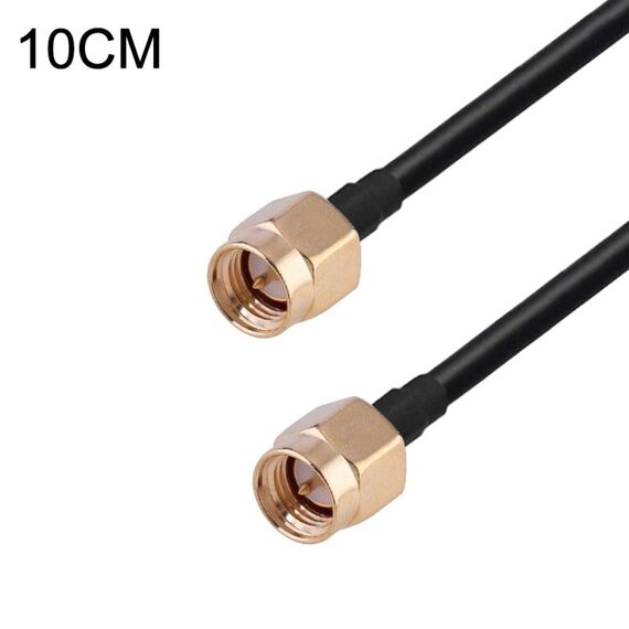 Cavo adattatore coassiale RF SMA maschio a SMA maschio RG174, lunghezza: 10 cm