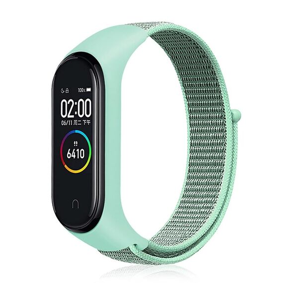 Per cinturino Xiaomi Mi Band 7 in tessuto di nylon (mare blu)