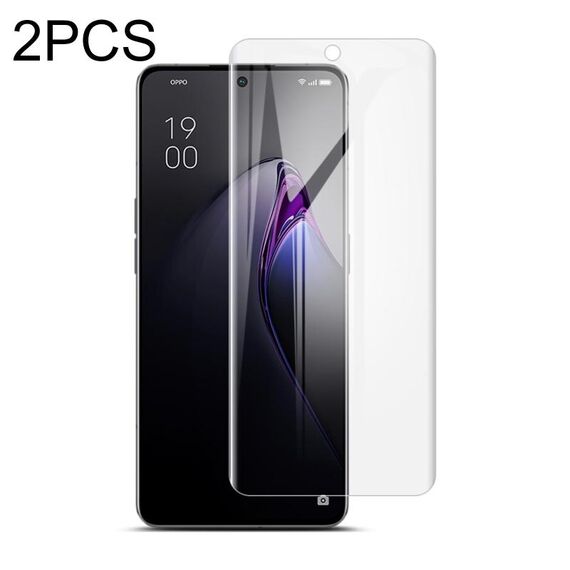 Per OPPO Reno8 Pro+ 5G / Reno8 Pro 5G Global 2 PCS IMAK Curvo Full Screen Hydrogel Pellicola Protezione Frontale