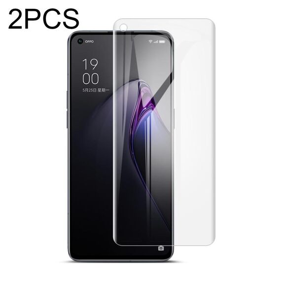 Per OPPO Reno8 Pro 5G 2 PCS IMAK Protezione frontale in pellicola idrogel curva a schermo intero