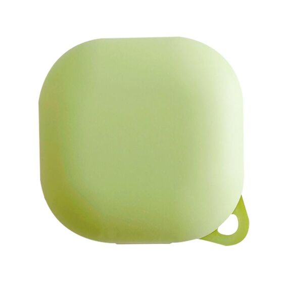 Per Samsung Galaxy Buds Live Auricolare PC Custodia protettiva satinata in tinta unita (verde Matcha)