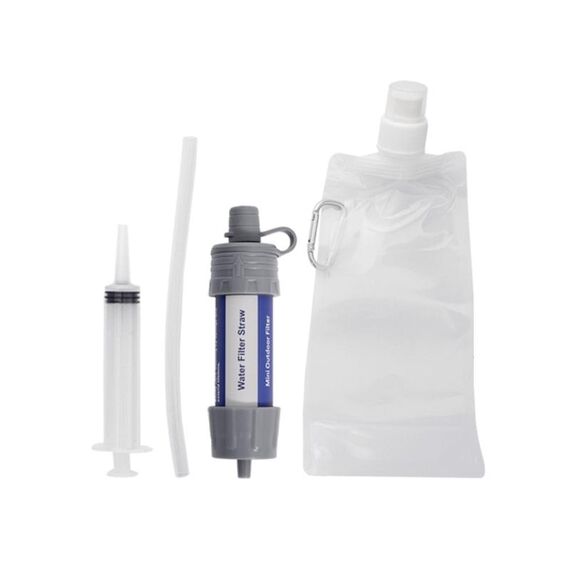 1282 Depuratore per filtro per acque reflue da campeggio all'aperto (grigio)