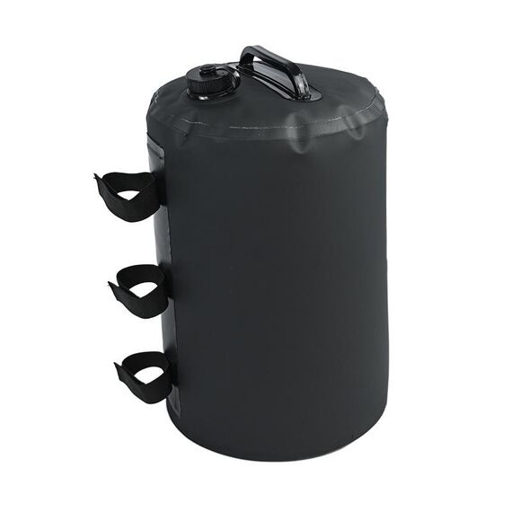 Tenda multifunzione per acqua e sabbia Borsa per l'acqua fissa antivento, dimensioni: 24x34 cm (nero)