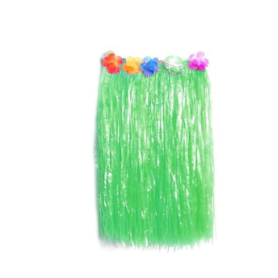 3 pezzi hawaiani hula party show dress up puntelli, dimensioni: 60 cm (singolo strato verde)