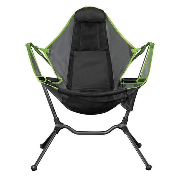 LT32004 Sedia a dondolo pieghevole portatile per esterni (verde)