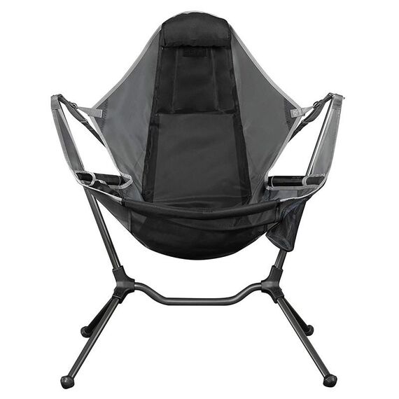 LT32004 Sedia a dondolo pieghevole portatile per esterni (grigio)