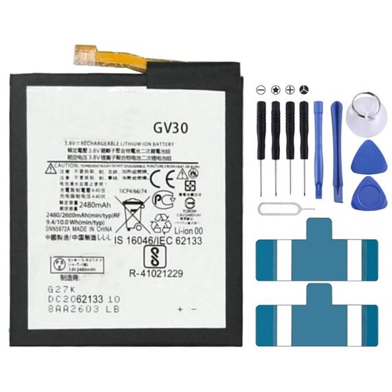 GV30 2600mAh per la sostituzione della batteria ai polimeri di litio Motorola Moto Z
