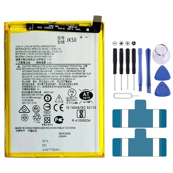 Sostituzione della batteria ai polimeri di litio JK50 5000mAh per Motorola Moto G50
