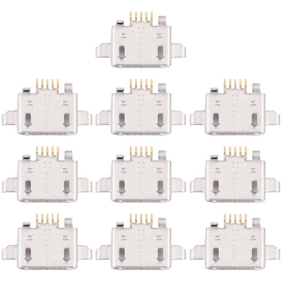 Per Alcatel Pop 4 OT5051 10 pezzi Connettore porta di ricarica