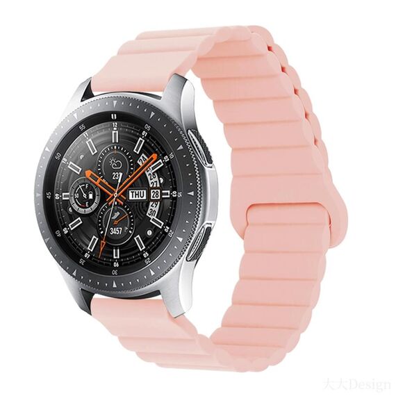 Per Xiaomi Haylou Smart Watch 2 LS02 / RS4 / RS4 Plus Cinturino magnetico in silicone con fibbia inversa (rosa)