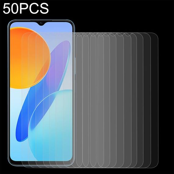 50 PZ 0.26mm 9H 2.5D Pellicola in vetro temperato per Honor X8 5G / X8a / Play7T Pro