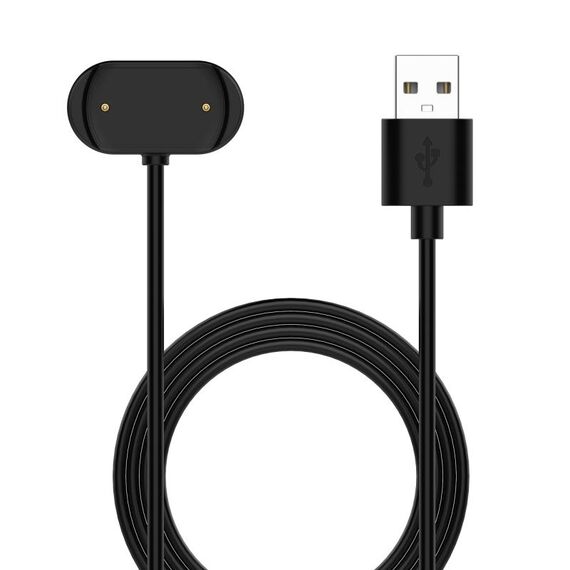 Per Amazfit T-Rex 2 Magnetic Cradle Charger Cavo di Ricarica USB, Lunghezza: 1 m (Nero)