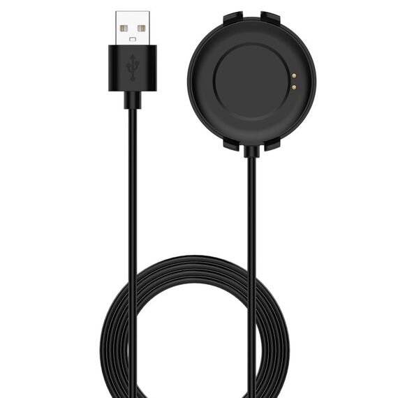 Per Ticwatch GTK Magnetic Cradle Charger Cavo di Ricarica USB, Lunghezza: 1 m (Nero)