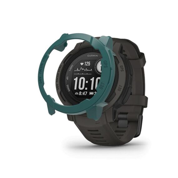 Per Garmin Instinct 2S Cassa dell'orologio con telaio per PC (verde)
