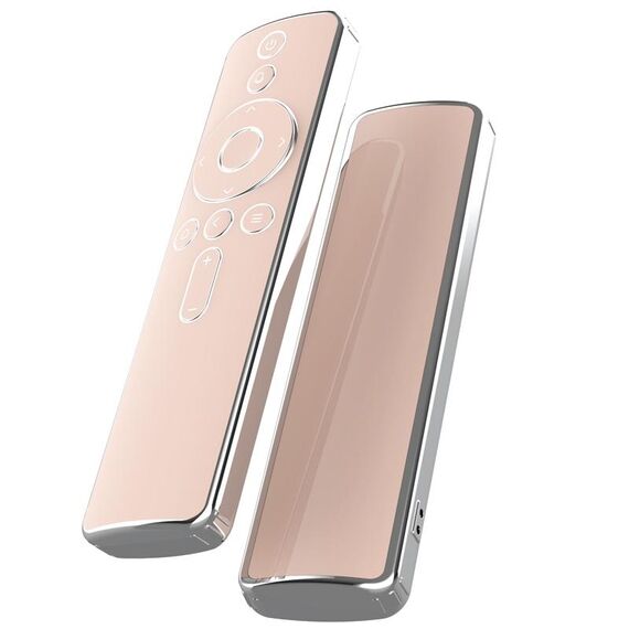 Custodia protettiva in TPU per telecomando per Xiaomi Doppio pulsante con pulsante vocale (rosa)