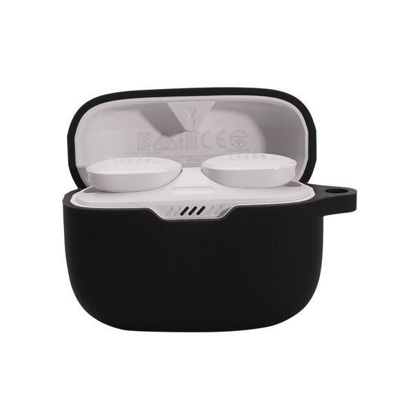 Per JBL T230NC TWS Cuffie Bluetooth senza fili Custodia in silicone (nero)