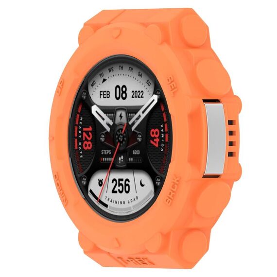 Per Amazfit T-Tex 2 Custodia protettiva antiurto in TPU (arancione)