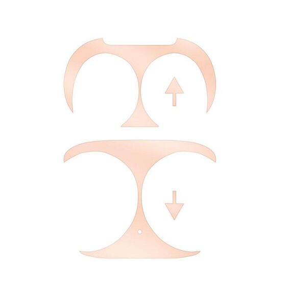 Adesivo antipolvere in metallo con copertura interna per cuffie da 5 pezzi per Samsung Galaxy Buds 2 (oro rosa)
