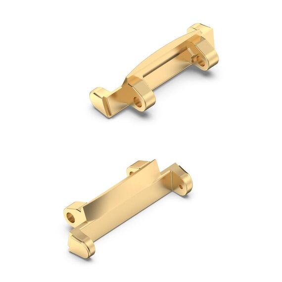 Per AMAZFIT T-Rex 2 2 in 1 connettori per cinturini in metallo (oro)