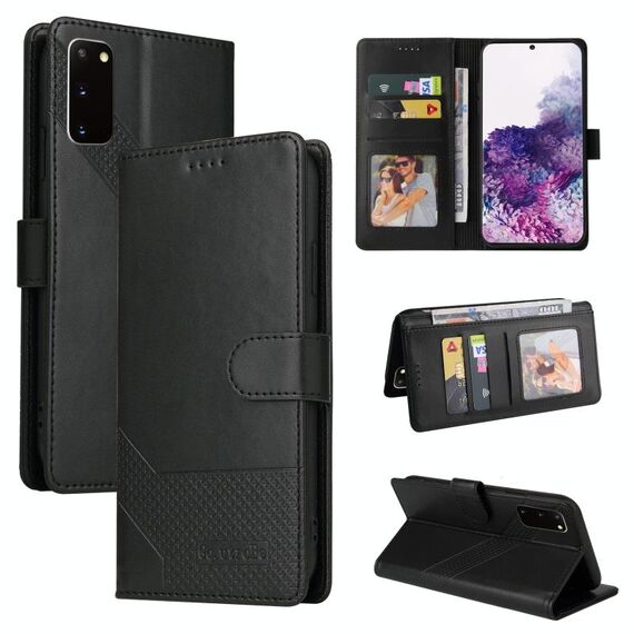 Per Samsung Galaxy S20 GQ UTROBE Custodia in pelle magnetica per telefono (nero)