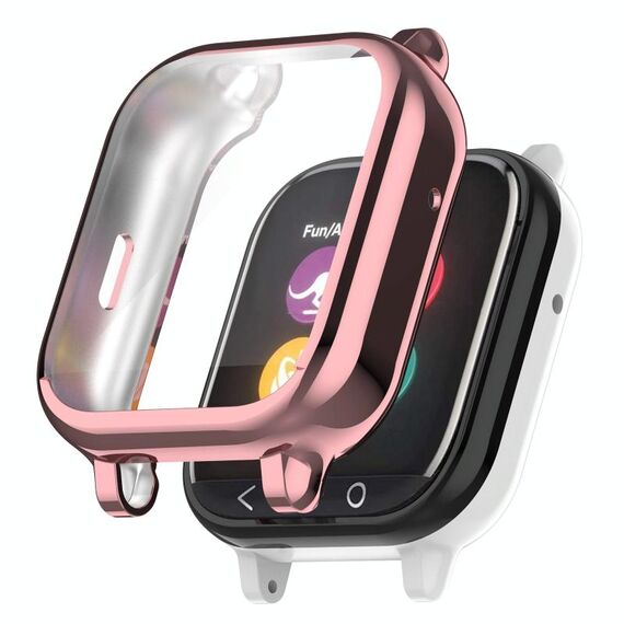 Per Gizmo Watch 1 Series Orologio per bambini a copertura totale Custodia protettiva galvanica in TPU (oro)