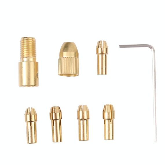 DIY-3.0 8 in 1 Clip per mandrino per trapano con morsetto per mini mandrino fai-da-te