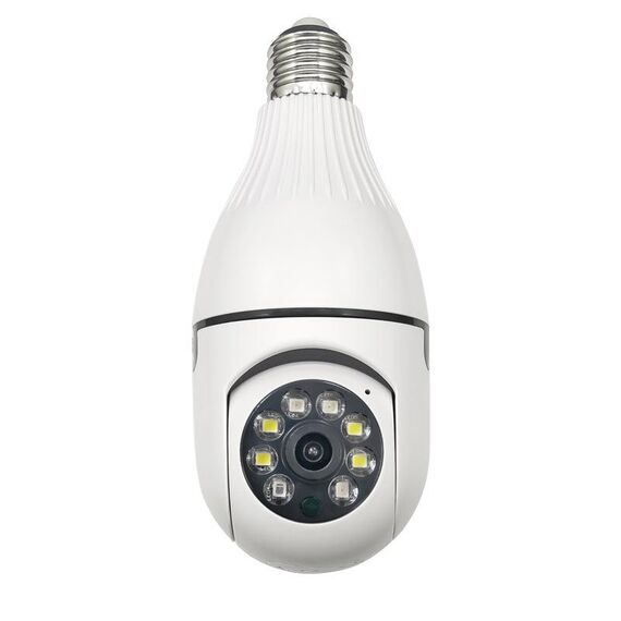 Fotocamera con lampadina Smart WiFi HD da 360 gradi da 3 MP