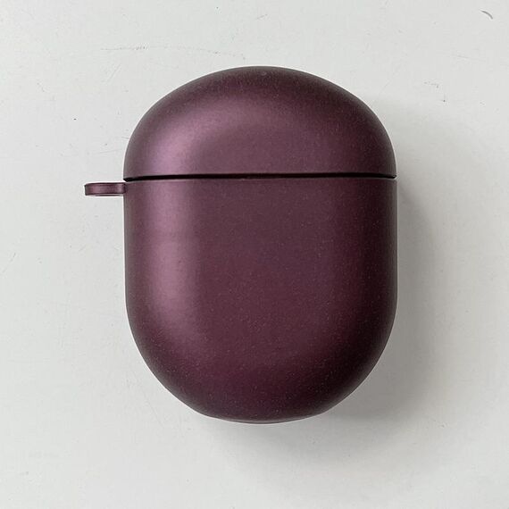 Per Xiaomi Redmi Buds 4 Custodia protettiva smerigliata per PC con auricolari in tinta unita (rosso vino)