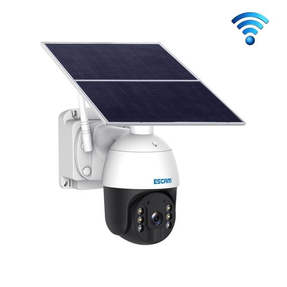 ESCAM QF624 1080P HD IP66 Impermeabile WiFi Solar Panel PT Telecamera IP senza batteria