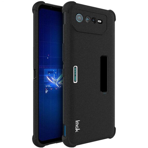 Per Asus ROG Phone 6 Pro IMAK All-inclusive Airbag TPU Custodia (nero opaco)