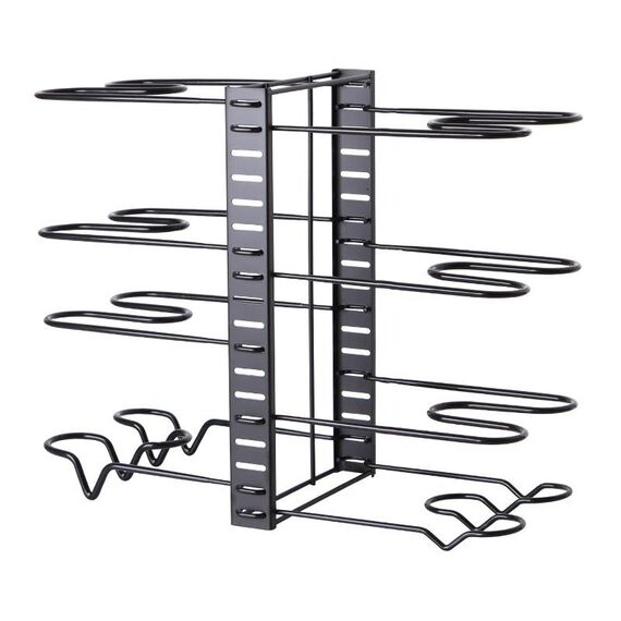Supporto per coperchio staccabile pieghevole verticale da cucina, specifica: 8 strati che si immergono da 4,5 mm