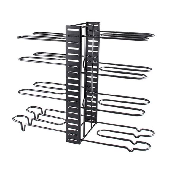 Supporto per coperchio staccabile pieghevole verticale da cucina, specifica: 8 strati che si immergono da 5,0 mm